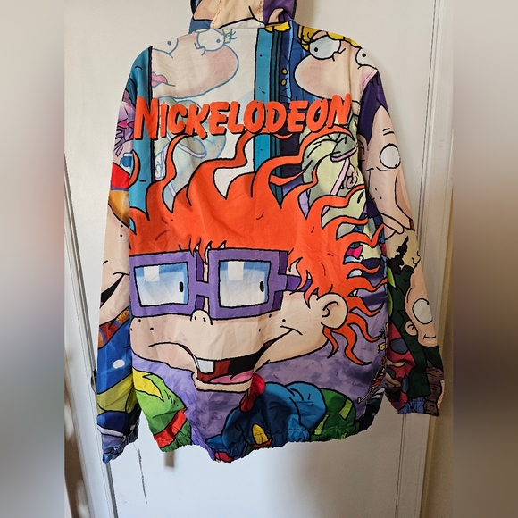 Members Only x Nickelodeon Rugrats Size XL Windbreaker Angelica Chucky Tommy - Picture 12 of 13